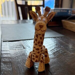 Handmade Cork Giraffe